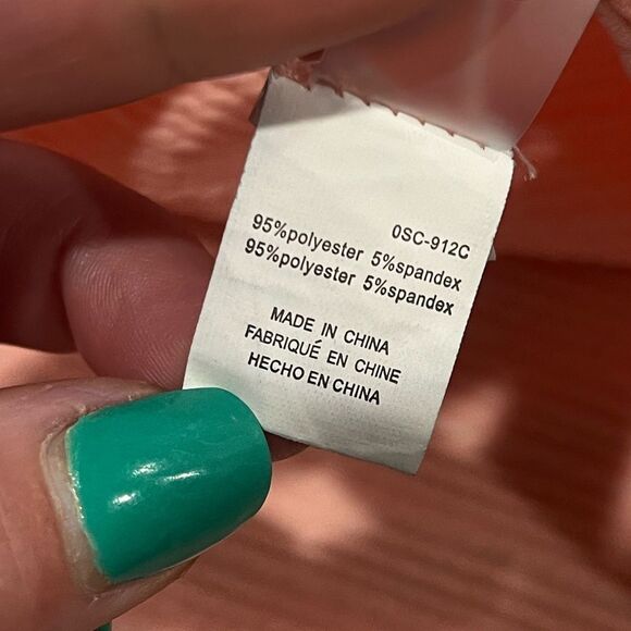 Cupshe One-Piece Swimsuit Two Way Tie Front High Waist Padded Light Pink Size S - Picture 4 of 4